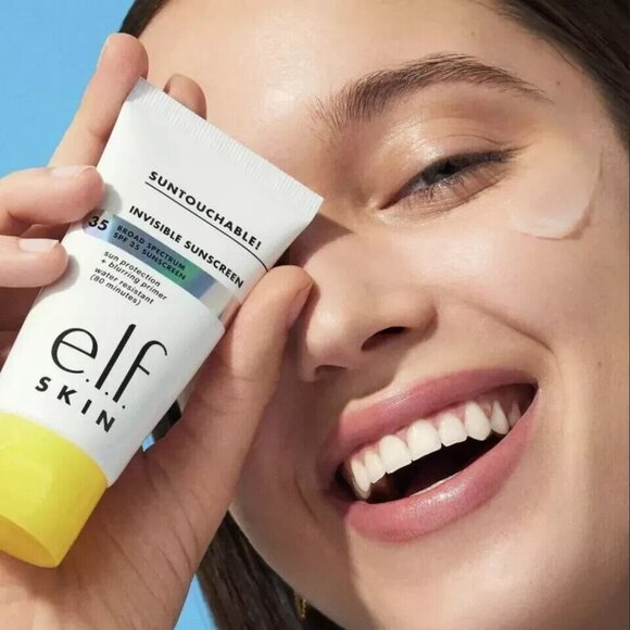 E.L.F. SKIN Suntouchable! Invisible Sunscreen SPF 35 - 1.69 fl oz New In Box NIB - Picture 1 of 7